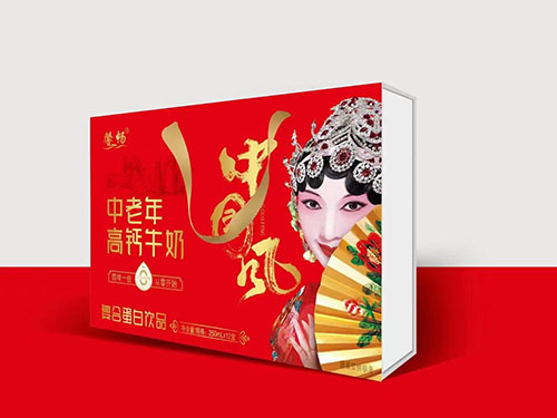 中老年高鈣牛奶復合蛋白飲品木盒